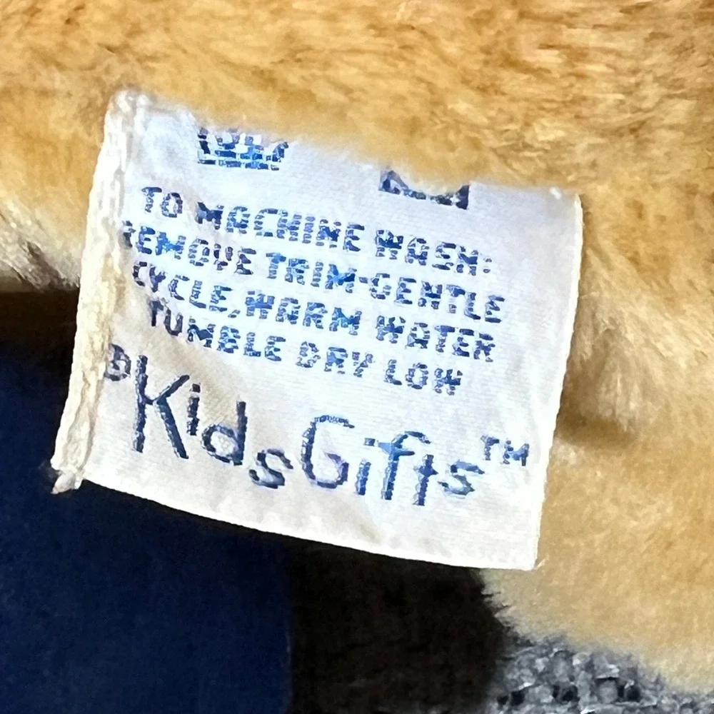 Vintage Sears Paddington Bear Plush Yellow Hat Blue‎ Coat Kids Gifts